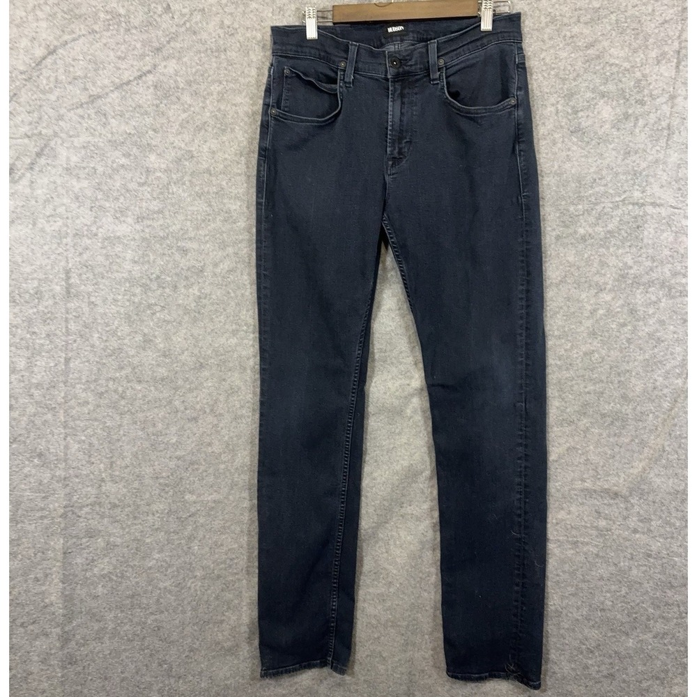 Hudson Byron Jeans Mens 33x33 Blue Straight Stretch